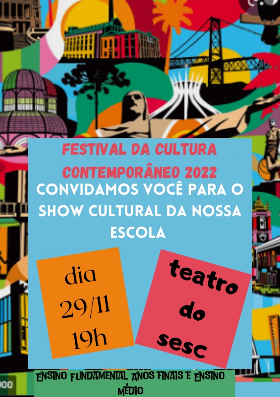 VEM AÍ NOSSO SALÃO CULTURAL