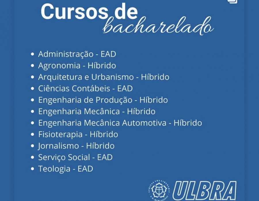 NOSSA ESCOLA SEDIA O POLO ULBRA